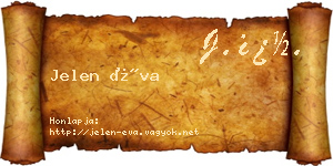 Jelen Éva névjegykártya